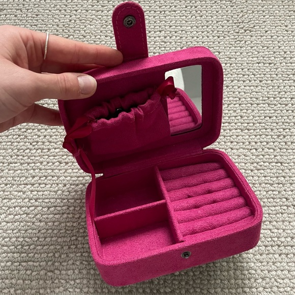 Mele & Co Hot Pink Jewelry Box - Picture 4 of 6